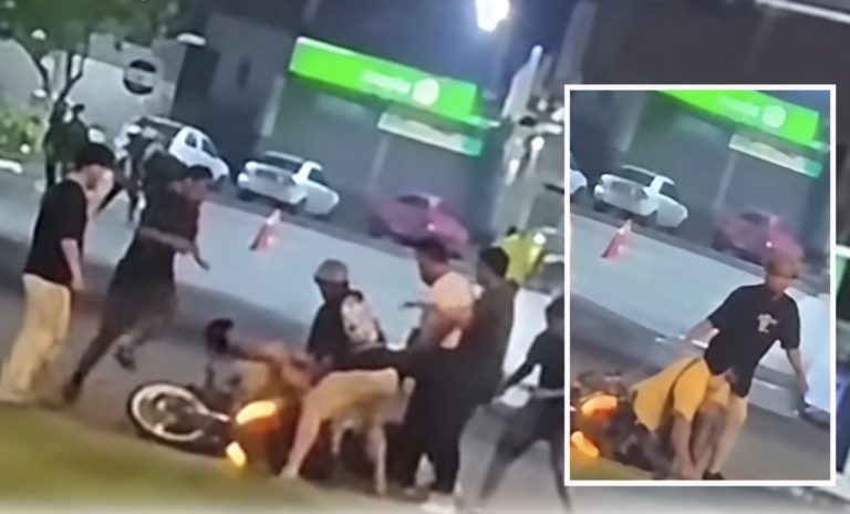 Penunggang motosikal didakwa dipukul dengan topi keledar, ditendang di kepala