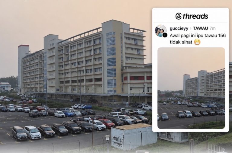 Langit Tawau kelihatan berjerebu, perkongsian tular di media sosial