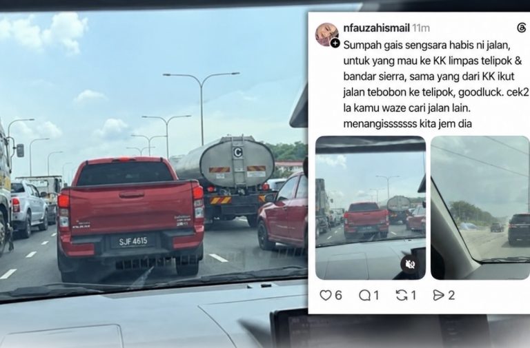 ‘Menangis kita jem dia!’ – Jalan Tebobon–Telipok sesak teruk