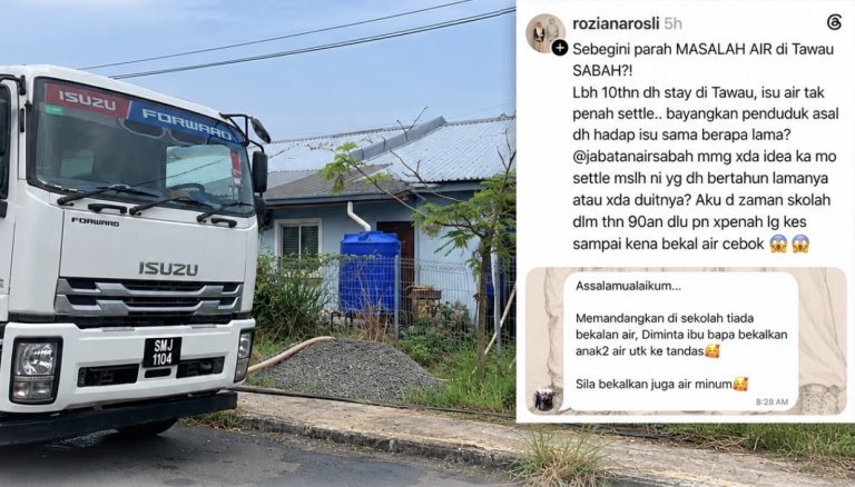 ‘Sampai kena bawa air untuk ke tandas!’ – Masalah air Tawau cetus kemarahan